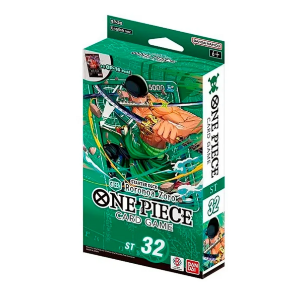 Green Roronoa Zoro One Piece Card Game Starter Deck [ST-32]