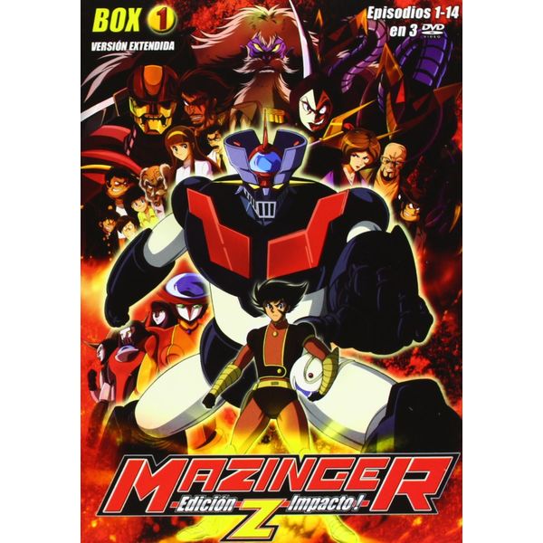 Box 1 Mazinger Z DVD Impact Edition