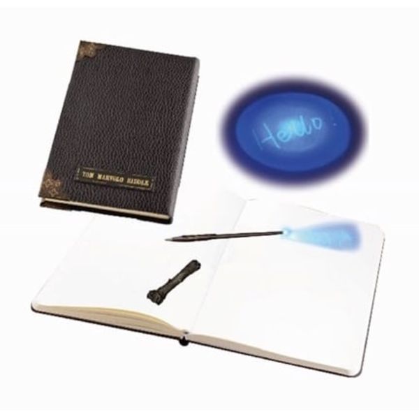 Cuaderno diario de Tom Riddle con bolígrafo varita invisible Harry Potter