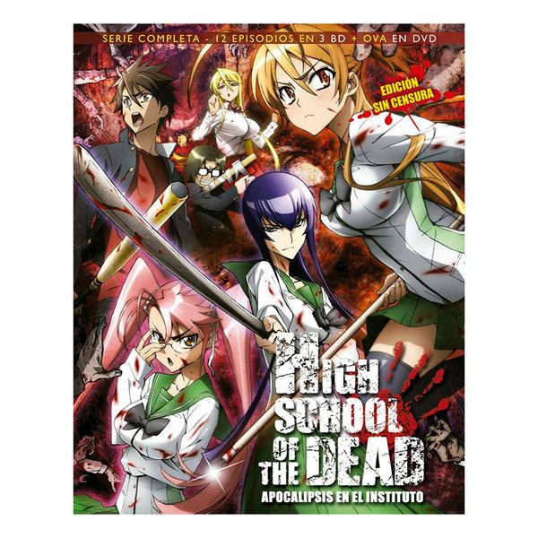 High School of The Dead Complete Series Bluray