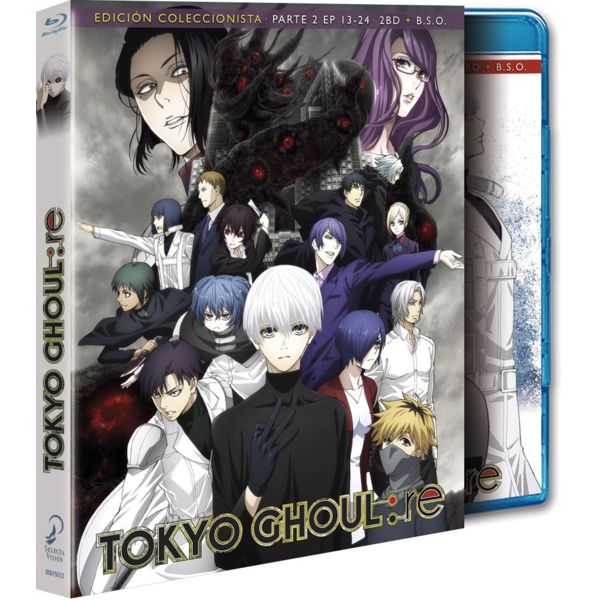 Tokyo Ghoul: Re Edición Coleccionista Parte 2 Bluray