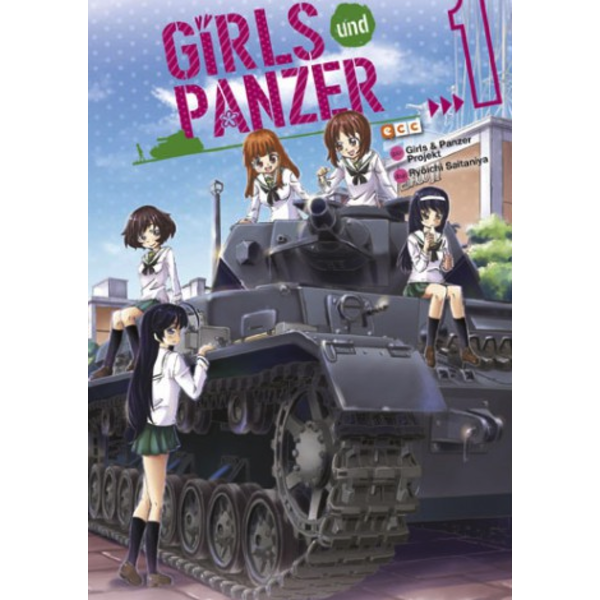 Girls und Panzer #01 Manga Oficial ECC Ediciones