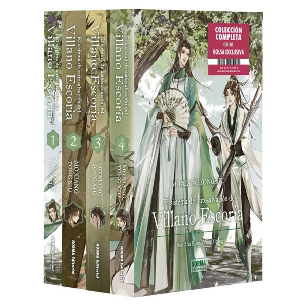 El sistema de autosalvación del Villano Escoria (Serie Completa) Spanish Pack Novel