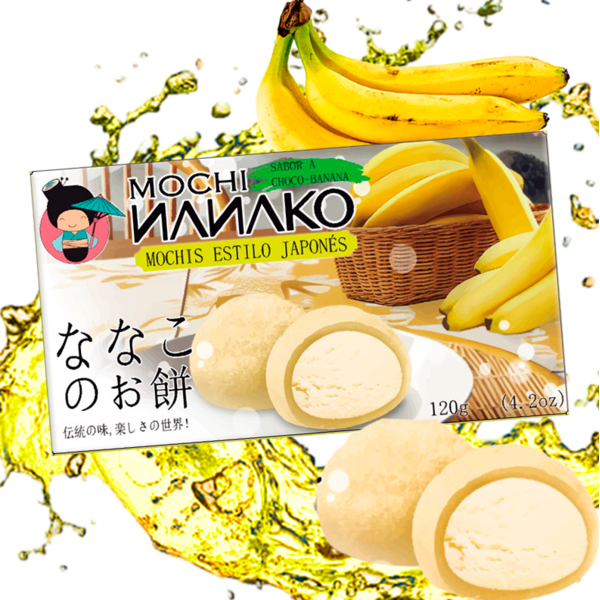 Caja Mochis sabor Banana Nanako 120gr