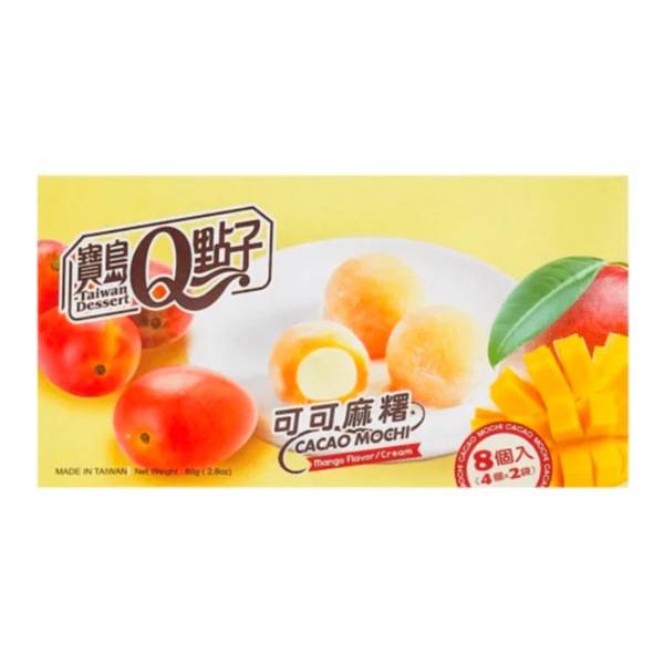 Caja Mochis sabor Mango Q Taiwan Dessert 80 gr