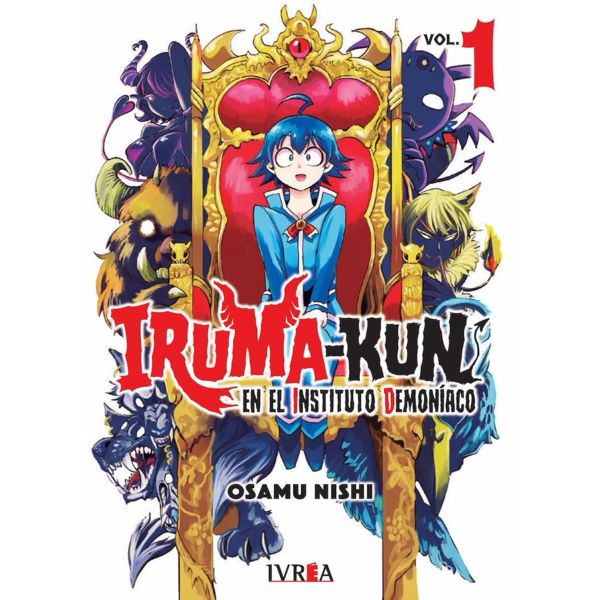 Iruma-kun en el instituto demoníaco #01 Manga Oficial Ivrea (Spanish)