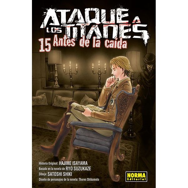 Ataque a los Titanes: Antes de la Caída #15 (spanish) Manga Oficial Norma Editorial