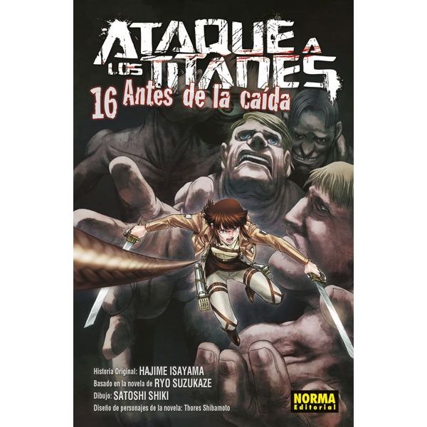 Ataque a los Titanes: Antes de la Caída #16 Manga Oficial Norma Editorial