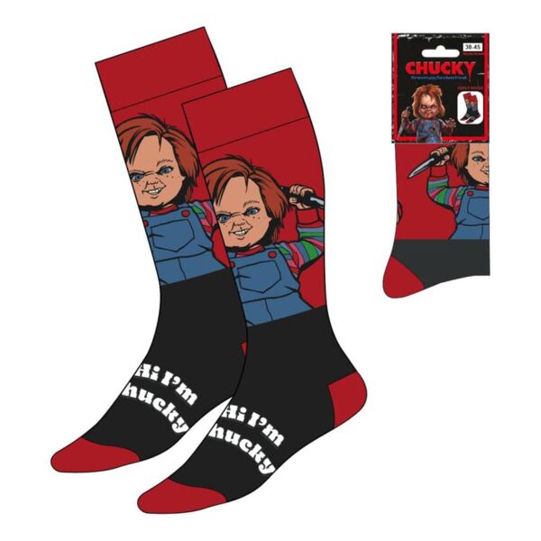 Calcetines Hi Chucky Muñeco Diabólico Talla 38-45