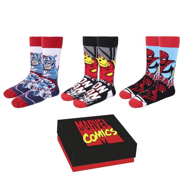 Superhero Socks pack 3 Marvel Comics