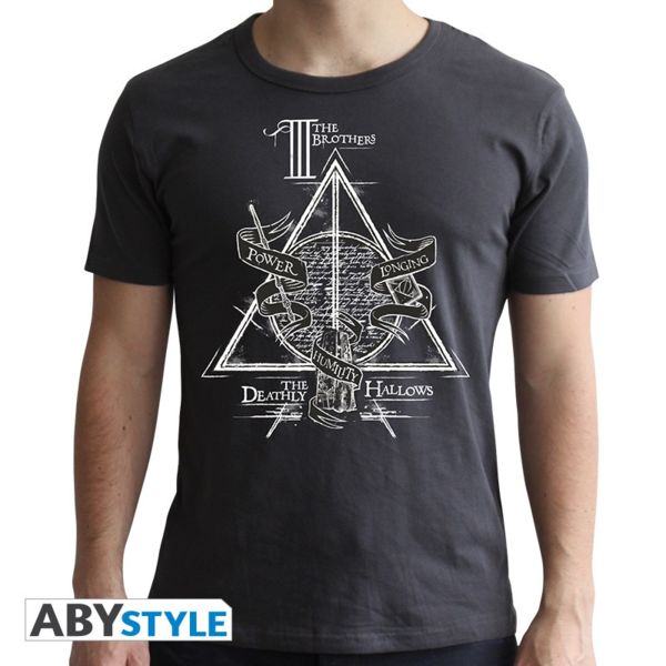 Mens Crimes of Grindelwald Deathly Hallows Split T-Shirt 