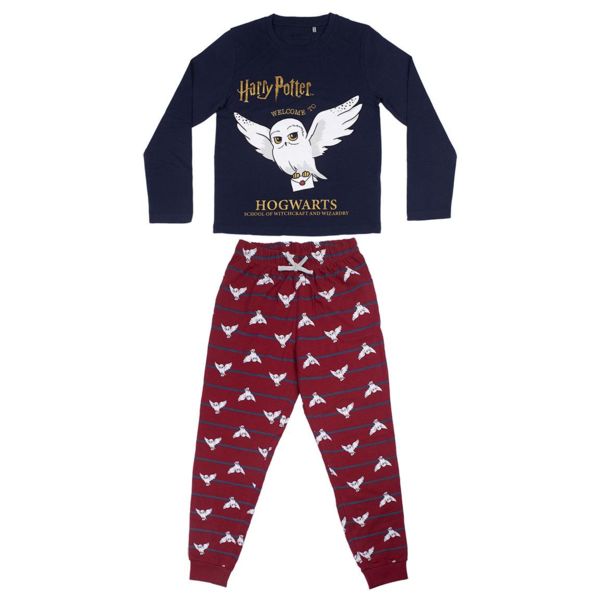 Pijama Largo Unisex Jersey & Pantalon Hogwarts Harry Potter
