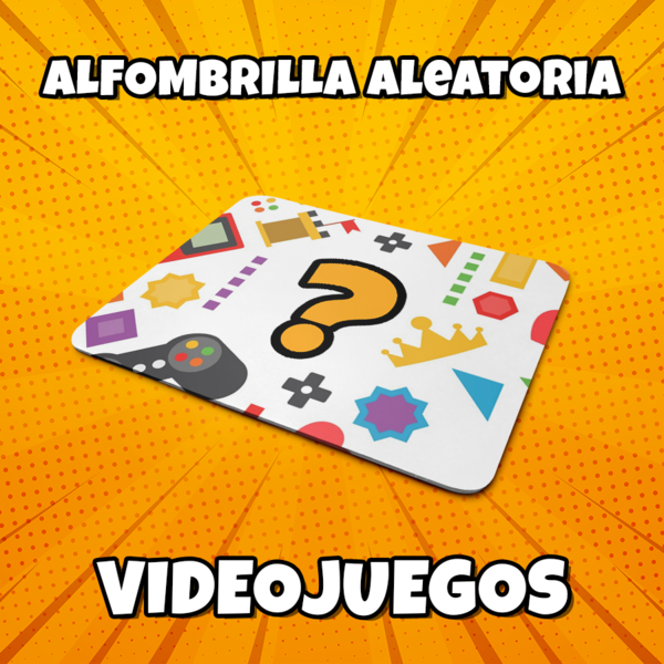 Alfombrilla de ratón Videojuegos Aleatoria Regalo JUMP Alfombrilla de ratón Videojuegos Aleatoria Regalo JUMP