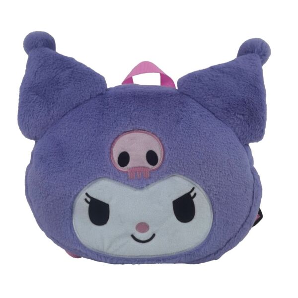 Kuromi Fur Backpack Sanrio