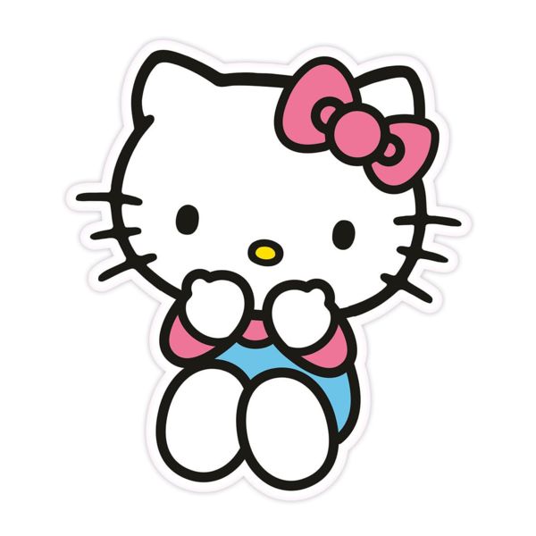 Cojin Hello Kitty Blue Pants Sanrio 36 cm