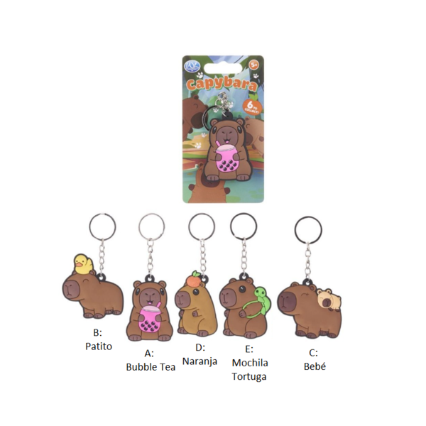 Capybara Keychain 5 cm