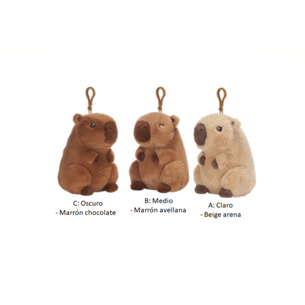 Llavero Peluche Capibara 12 cm