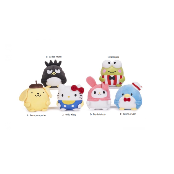 Peluche Squashy Podgies Sanrio 20 cm