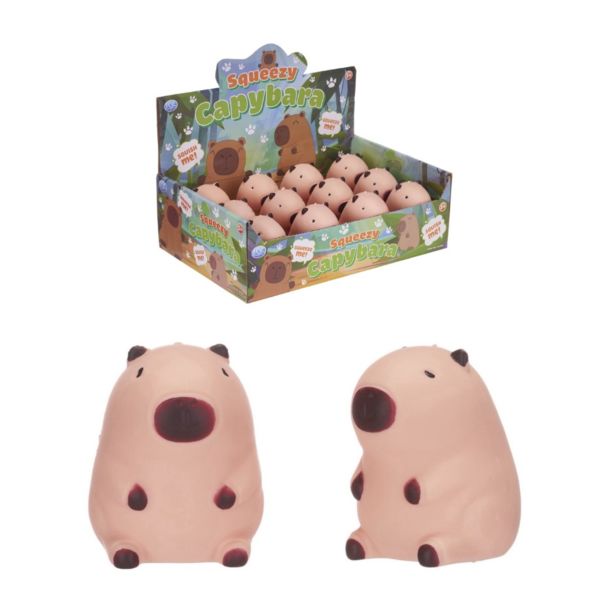 Peluche Squeezy Capibara 8 cm