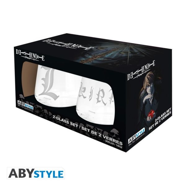 Set 2 Vasos Kira & L Death Note 300 ml