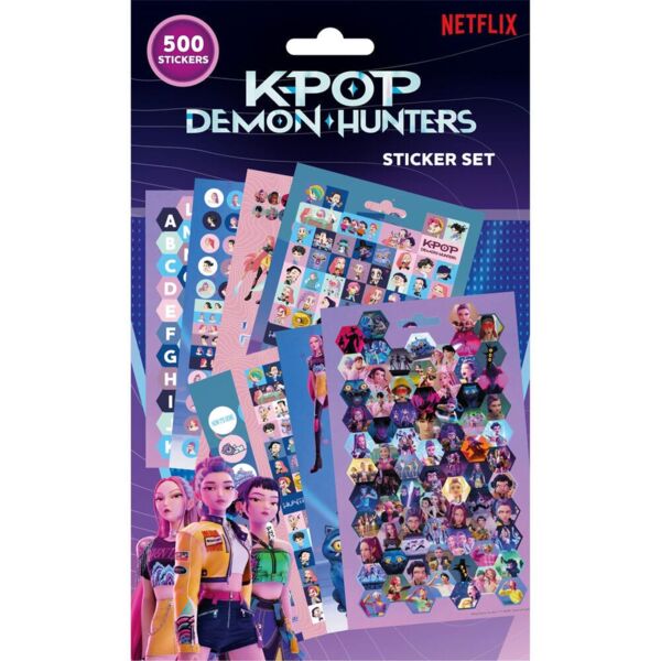 K-pop Demon Hunters Decorative Stickers 500 Set