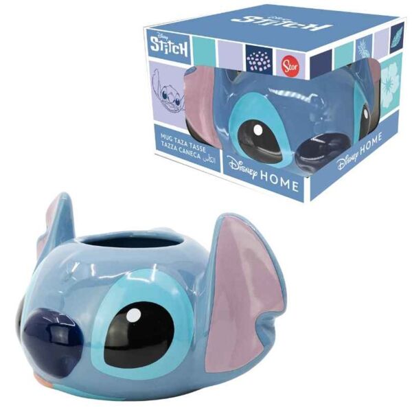 Taza 3D Lilo & Stitch Disney 375 ml