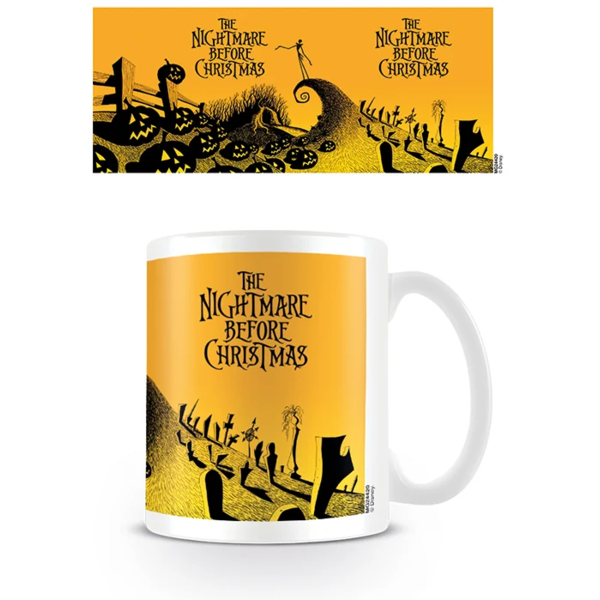 Graveyard Scene Mug Nightmare Before Christmas Disney 315 ml