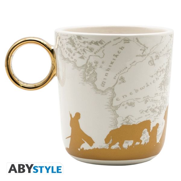 Taza Mapa Tierra Media El Señor de los Anillos 460 ml