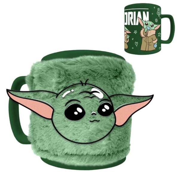 Taza Peluda Grogu Star Wars The Mandalorian 400 ml