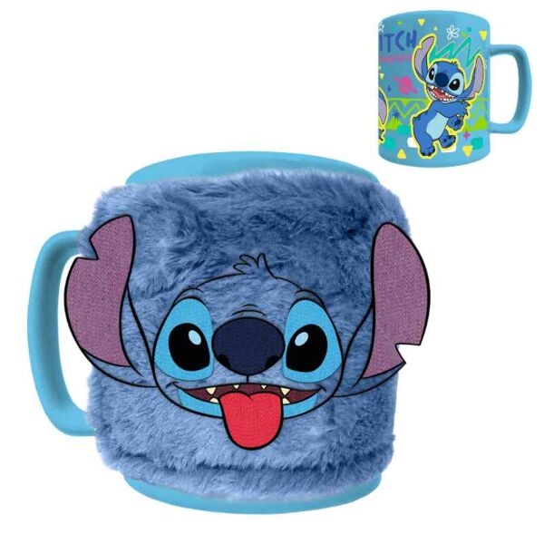 Taza Peluda Lilo & Stitch Disney 400 ml  