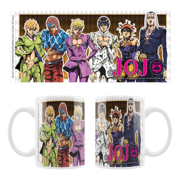 Main Characters Mug Jojo's Bizarre Adventure: Golden Wind 320 ml