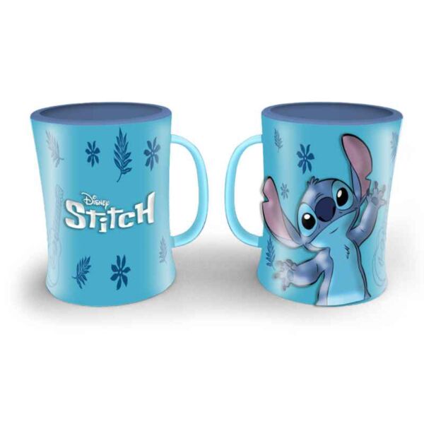 Taza Relieve Lilo & Stitch Disney 320 ml  