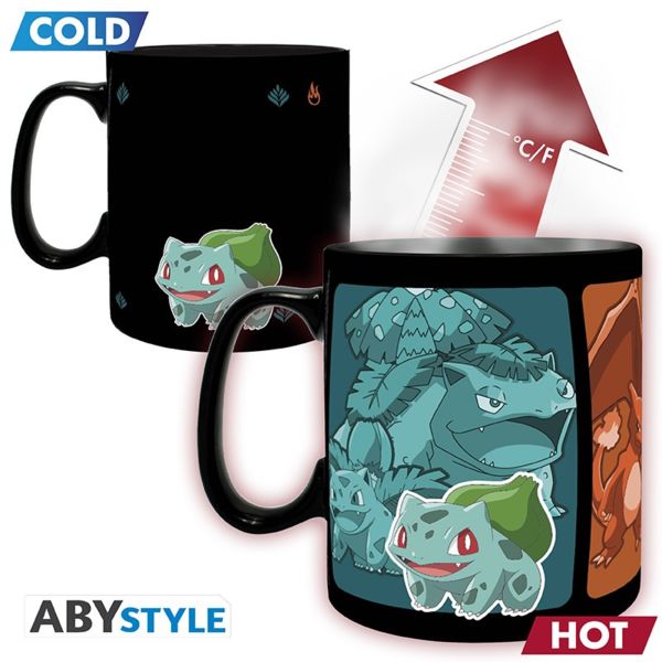 Pokemon Mug Heat Change Evolve 460 ml