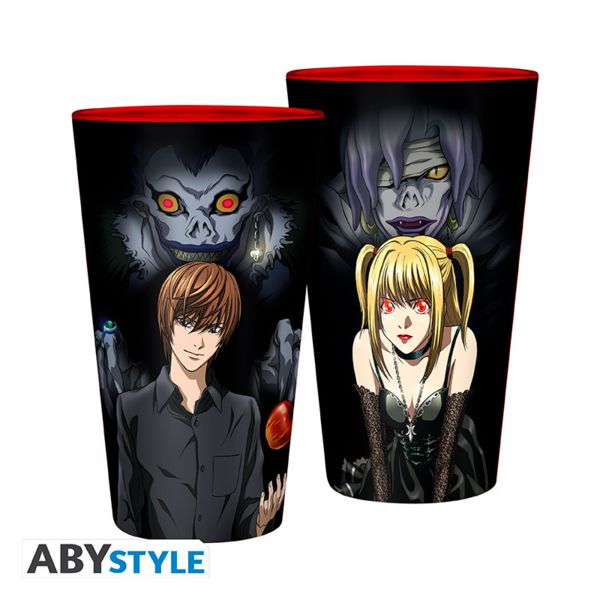 Vaso XXL Light Yagami, Misa Amane y Ryuk Death Note 400 ml