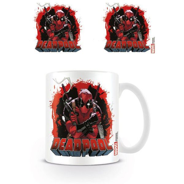 Taza Smoking Gun Deadpool Marvel Cómics 300 ml