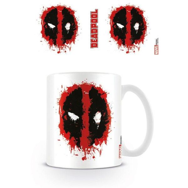 Taza Splat Deadpool Marvel Cómics 300 ml