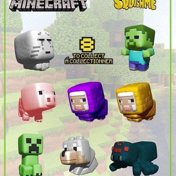 Random Anti-Stress Figure Minecraft Squishme