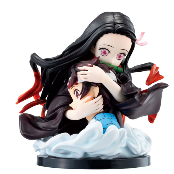 Figura Busto Tanjiro y Nezuko Kamado Kimetsu no Yaiba Locus ArtScale Memoria Ichibansho