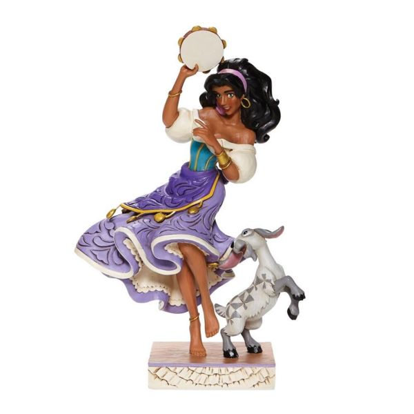 Figura Esmeralda y Djali El Jorobado de Notre Dame Jime Shore Disney Traditions
