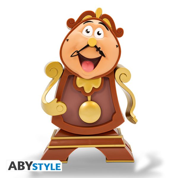 Figura Hucha Reloj Din Don Cogsworth La Bella y la Bestia Disney