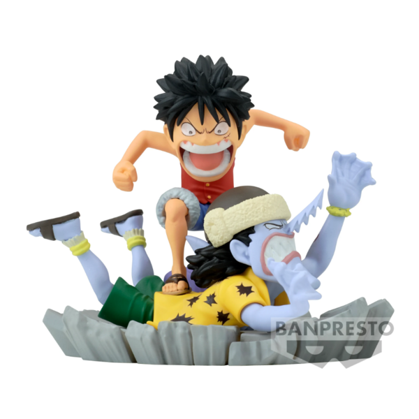 Figura Monkey D. Luffy vs Arlong One Piece Log stories WCF