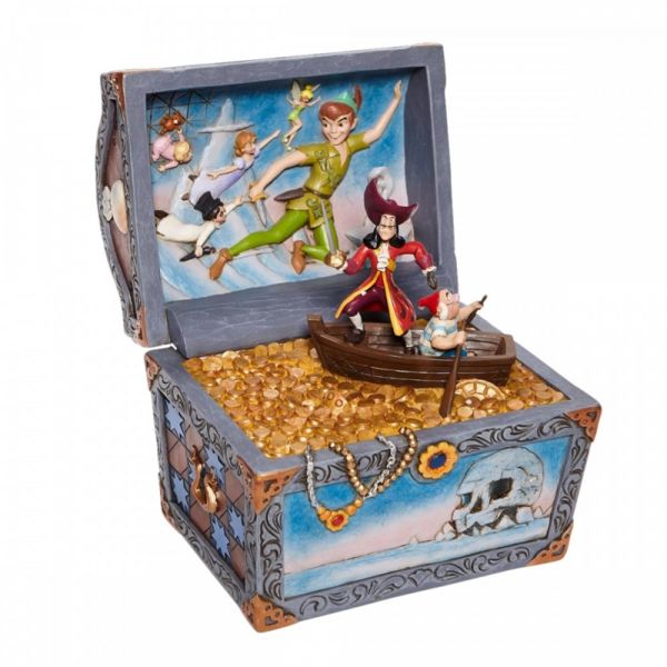 Figure Treasure Chest Peter Pan Disney Traditions Jim Shore