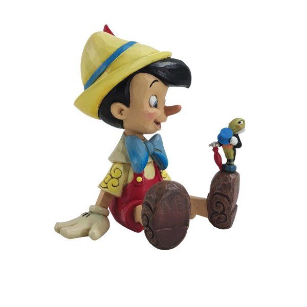 Figura Pinocho y Pepito Grillo Pinocho Disney Traditions Jim Shore