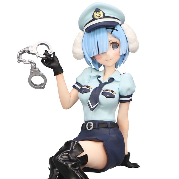 Rem Police Officer Cap with Dog Ears Figure Re:Zero Noodle Stopper