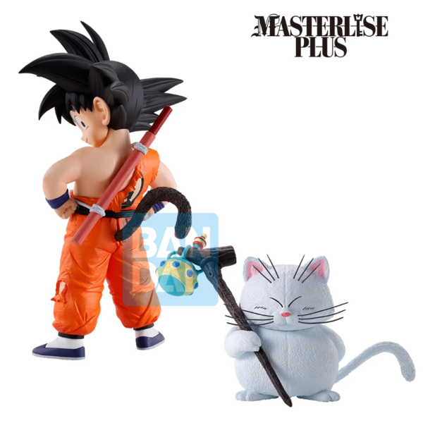 Figura Son Goku niño & Gato Karin Dragon Ball Lookout above the clouds