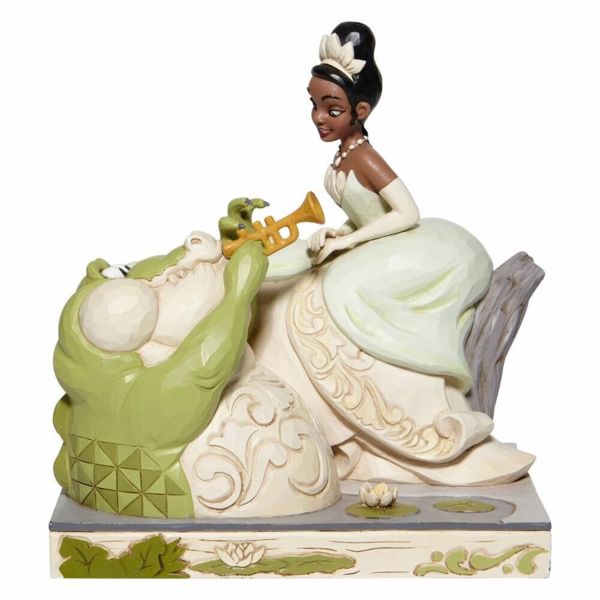 Figura Tiana & Louis Tiana y el Sapo Jim Shore Disney Traditions