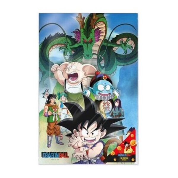 Shenron & Heroes 3D Poster Dragon Ball 58 x 38 cm