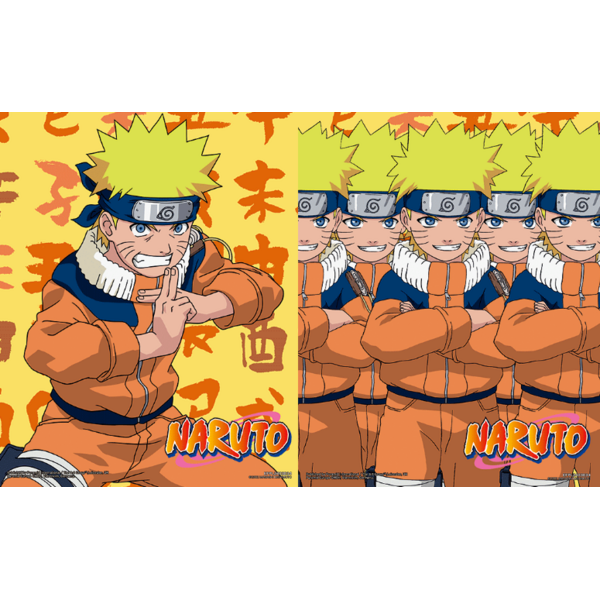 Póster Enmarcado 3D Kage Bunshin no Jutsu Naruto 23 x 28 cm
