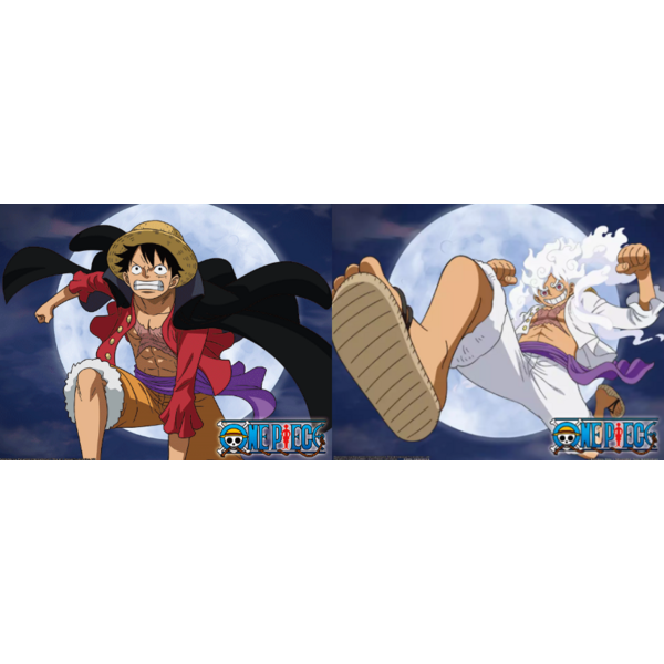Monkey D. Luffy Gear 5 Wano Framed 3D Poster One Piece 23 x 28 cm
