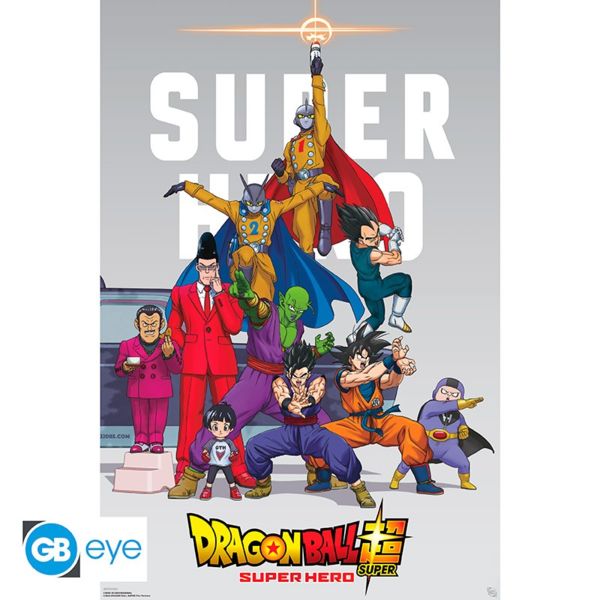 Warriors Z and Gamma 1 and 2 Poster Dragon Ball Super Super Hero 91.5 x 61 cms